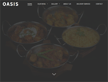 Tablet Screenshot of oasisrestaurant.co.uk